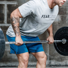 Load image into Gallery viewer, The Brave - Men's Fearless T-Shirt - Light Grey Marl