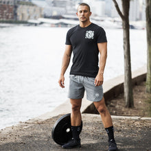 Load image into Gallery viewer, The WOD Life - Men's Flex Shorts 2.0 - Light Grey Marle