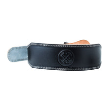 Load image into Gallery viewer, TWL - Padded Leather Lifting Belt - Black