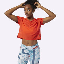 Load image into Gallery viewer, Reebok - Women's CrossFit Jacquard Tee - Canton Red