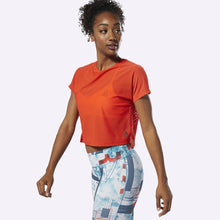 Load image into Gallery viewer, Reebok - Women's CrossFit Jacquard Tee - Canton Red