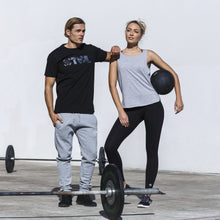 Load image into Gallery viewer, The WOD Life - Women's Swoop Singlet - Light Grey Marle