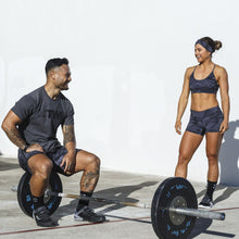 Load image into Gallery viewer, The WOD Life - Men's Classics Flux T-Shirt - Charcoal/Black

