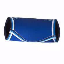 Load image into Gallery viewer, Rehband RX Original Elbow Sleeve - 5mm - Blue - SINGLE
